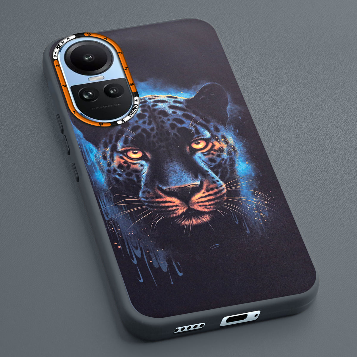 Dark Aesthetic Wild Animal Printed Back Cases For Oppo Reno 10 5G