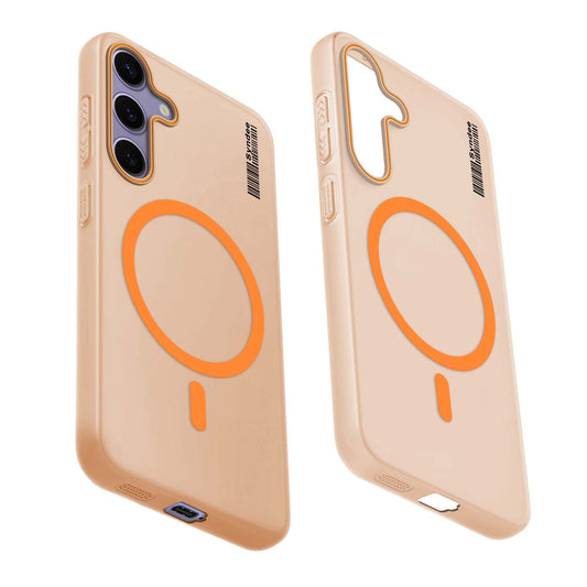 Colourful Frosted Matte Wireless Charging Support Back Cover Case for Samsung S25 Plus 5G With Raised Camera Protection