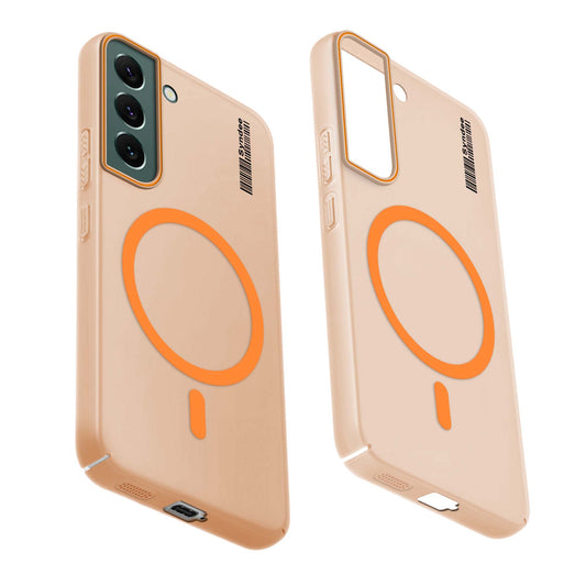 Colourful Frosted Matte Wireless Charging Support Back Cover Case for Samsung S22 Plus 5G With Raised Camera Protection