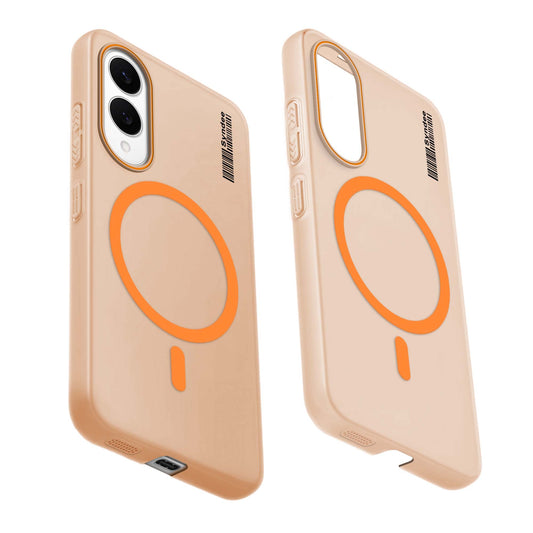 Colourful Frosted Matte Wireless Charging Support Back Cover Case for Samsung S25 Edge With Raised Camera Protection