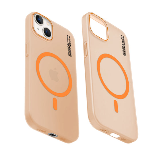 Colourful Frosted Matte Wireless Charging Support Back Cover Case for Apple iPhone 14 With Raised Camera Protection