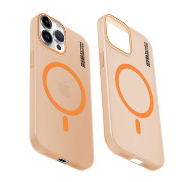 Colourful Frosted Matte Wireless Charging Support Back Cover Case for Apple iPhone 14 Pro With Raised Camera Protection