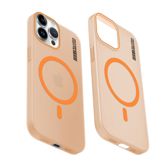 Colourful Frosted Matte Wireless Charging Support Back Cover Case for Apple iPhone 14 Pro With Raised Camera Protection