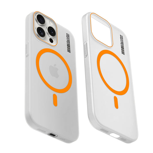 Frosted Sleek Matte Wireless Charging Support Back Cover Case For Apple iPhone 15 Pro With Raised Camera Protection