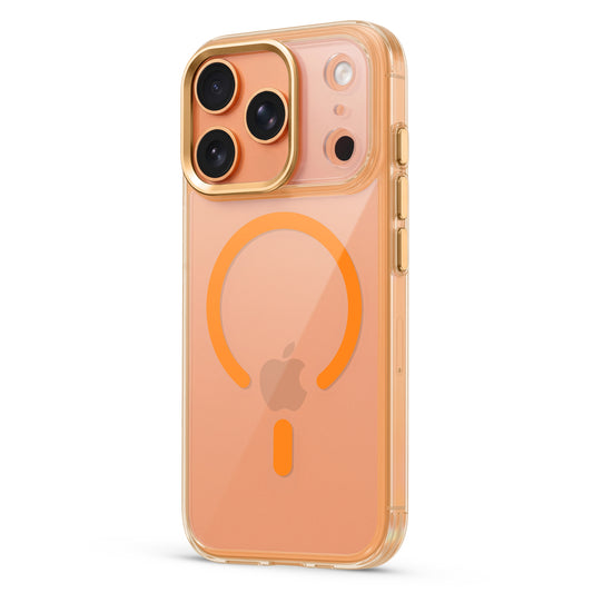 Premium Magnetic Transparent Case for Apple iPhone 17 Pro with Soft TPU Edges, Camera Bumper & Metal Finish Buttons