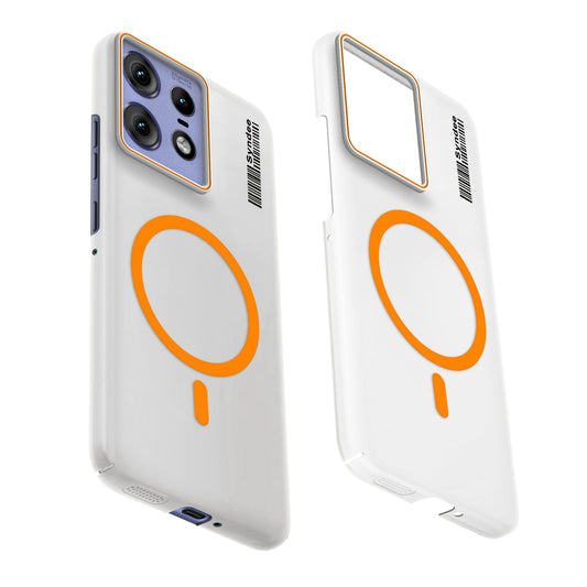 Frosted Sleek Matte Wireless Charging Support Back Cover Case for Motorola Edge 50 Pro 5G With Raised Camera Protection