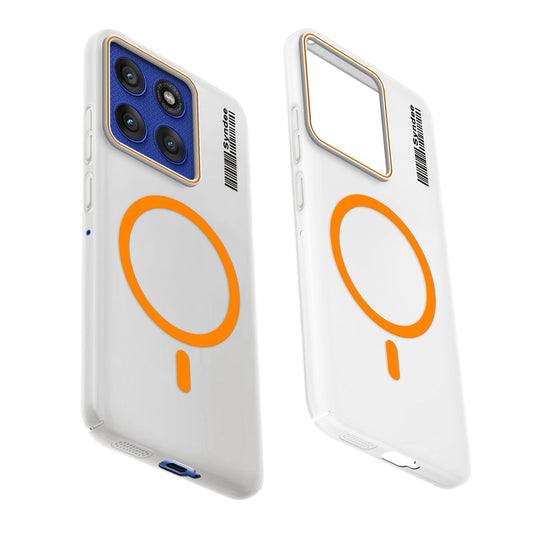 Frosted Sleek Matte Wireless Charging Support Back Cover Case for Motorola Moto Edge 60 Pro 5G With Raised Camera Protection