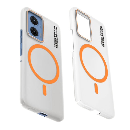 Frosted Sleek Matte With Raised Camera Protection Back Cover Case For Motorola Moto G96 5G