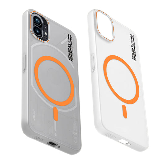 Frosted Sleek Matte Wireless Charging Support Back Cover Case for Nothing Phone 1 With Raised Camera Protection