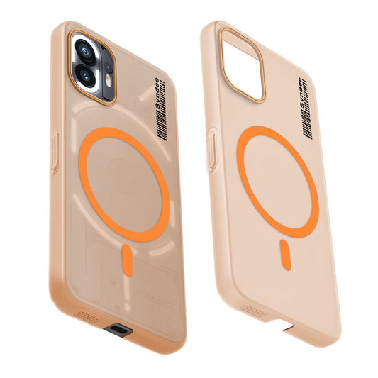 Colourful Frosted Matte Wireless Charging Support Back Cover Case for Nothing Phone 2 With Raised Camera Protection