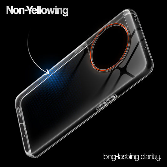 Crystal Clear Anti-Yellow Transparent Back Cover Case With Camera Ring Protection for OnePlus 11R 5G