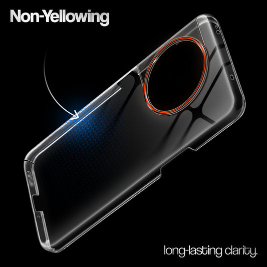 Crystal Clear Anti-Yellow Transparent Back Cover Case With Camera Ring Protection for OnePlus 11R 5G