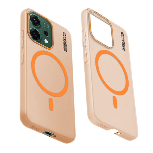 Colourful Frosted Matte With Raised Camera Protection Back Cover Case For Oppo Reno 14 5G