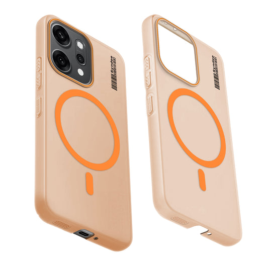 Colourful Frosted Matte Wireless Charging Support Back Cover Case for Oppo Reno 14 Pro 5G With Raised Camera Protection