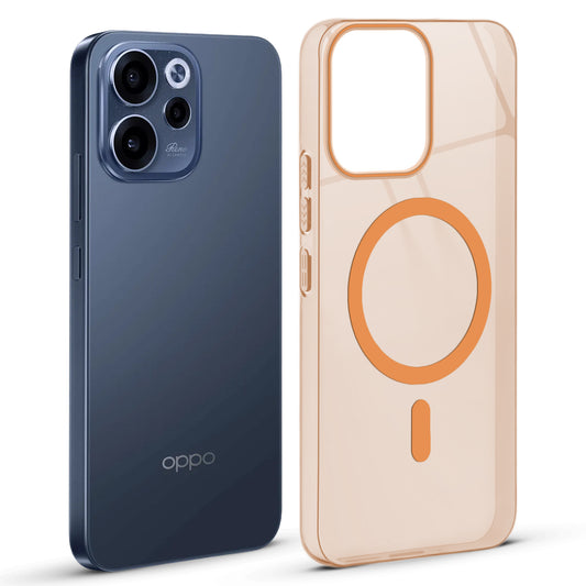 Anti-Yellow Scratch Resistant Case Support Magnetic Accessories Back Cover For Oppo Reno 15C 5G