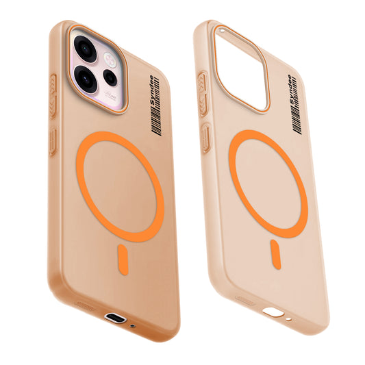 Colourful Frosted Matte With Raised Camera Protection Back Cover Case For Oppo Reno 15C 5G