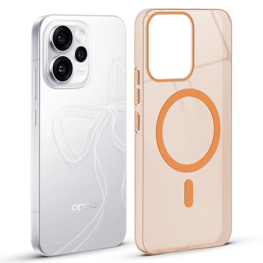 Anti-Yellow Scratch Resistant Case Support Magnetic Accessories Back Cover For Oppo Reno 15 5G