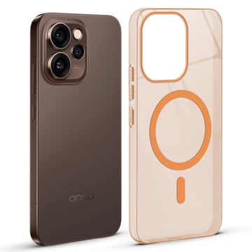 Anti-Yellow Scratch Resistant Case Support Magnetic Accessories Back Cover For Oppo Reno 15 Pro Mini 5G