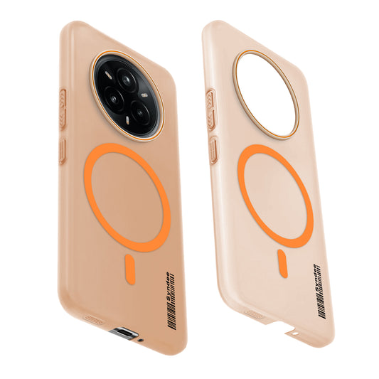 Colourful Frosted Matte With Raised Camera Protection Back Cover Case For Realme 14 Pro Plus 5G