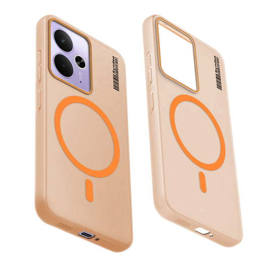 Colourful Frosted Matte With Raised Camera Protection Back Cover Case For Realme 14T 5G