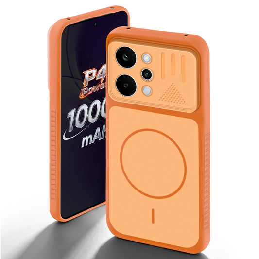 Dual Tone Silicone Grip Back Cover with Camera Protection for Realme P4 Power 5G
