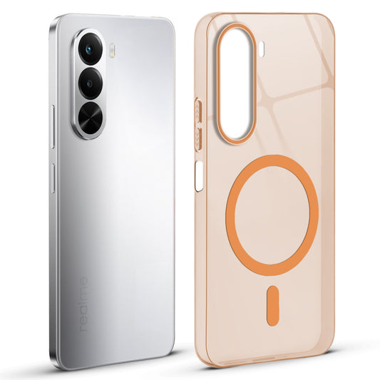 Anti-Yellow Scratch Resistant Case Support Magnetic Accessories Back Cover For Realme P4x 5G