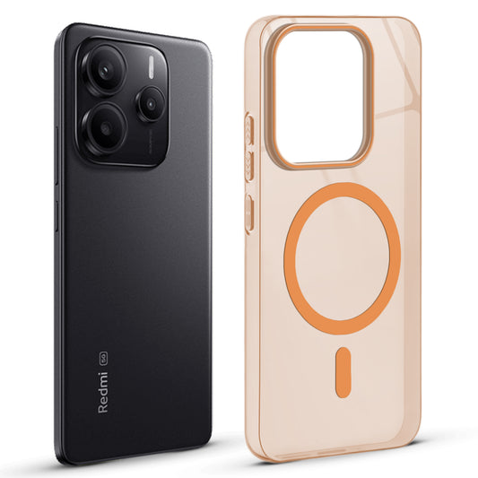 Anti-Yellow Scratch Resistant Case Support Magnetic Accessories Back Cover For Redmi Note 14 5G