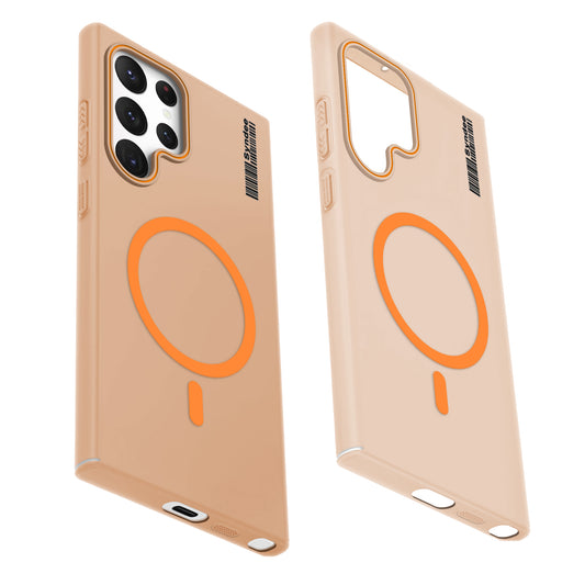 Colourful Frosted Matte Wireless Charging Support Back Cover Case for Samsung S22 Ultra 5G With Raised Camera Protection