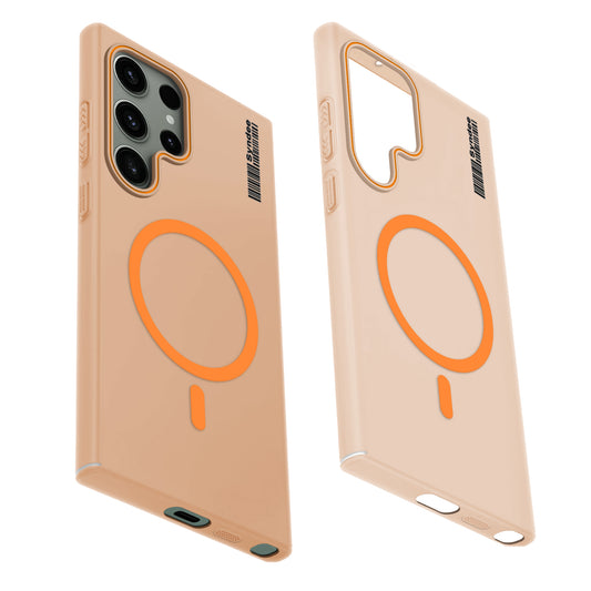 Colourful Frosted Matte Wireless Charging Support Back Cover Case for Samsung S23 Ultra 5G With Raised Camera Protection