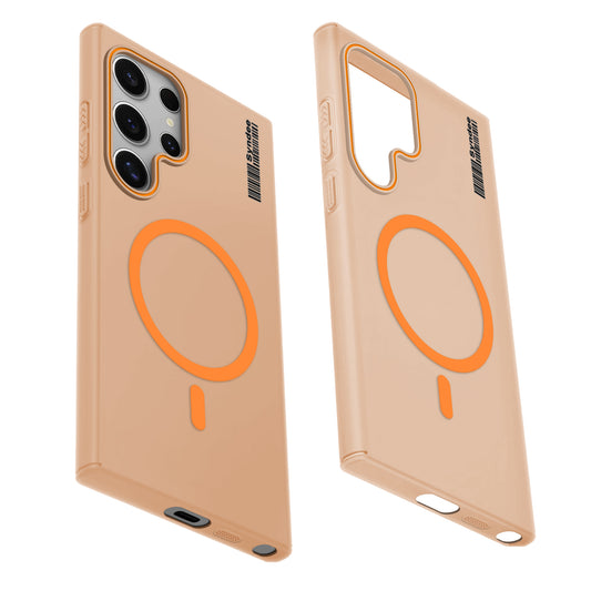 Colourful Frosted Matte Wireless Charging Support Back Cover Case for Samsung S24 Ultra 5G With Raised Camera Protection