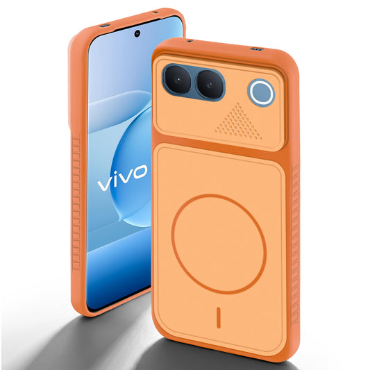 Dual Tone Silicone Grip Back Cover with Camera Protection for Vivo S2 5G