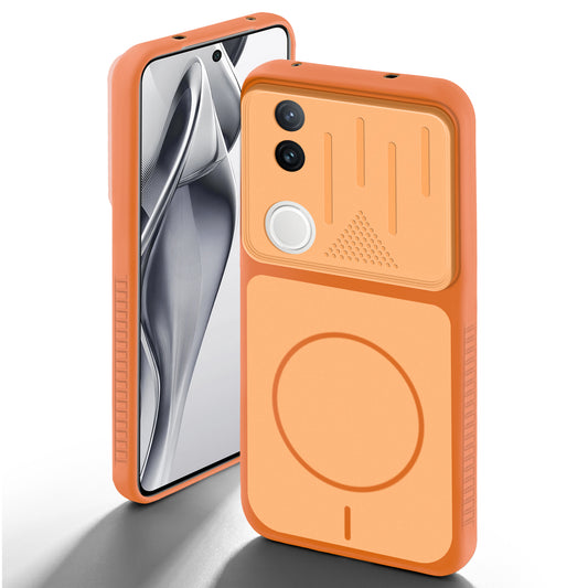 Dual Tone Silicone Grip Back Cover with Camera Protection for Vivo V50e 5G