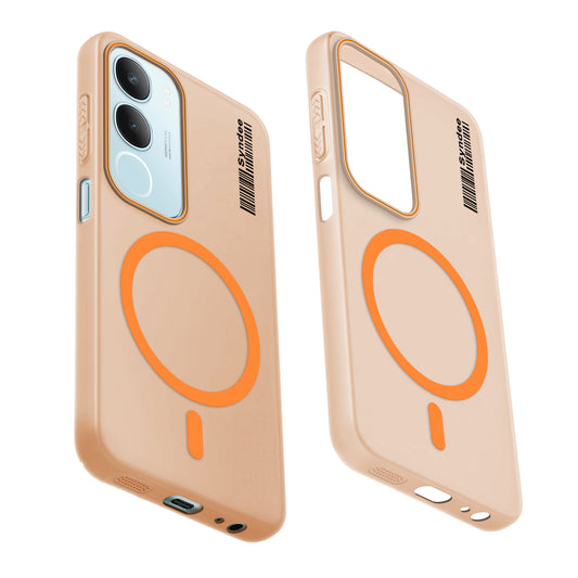 Colourful Frosted Matte With Raised Camera Protection Back Cover Case For Vivo Y29 5G