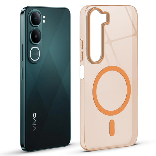 Anti-Yellow Scratch Resistant Case Support Magnetic Accessories Back Cover For Vivo Y31 5G