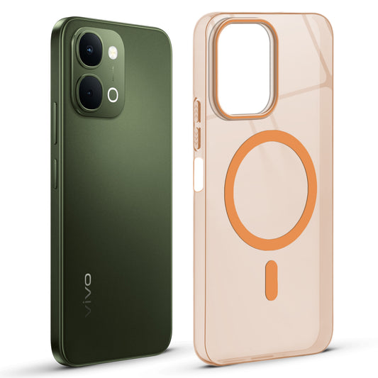 Anti-Yellow Scratch Resistant Case Support Magnetic Accessories Back Cover For Vivo T5x 5G