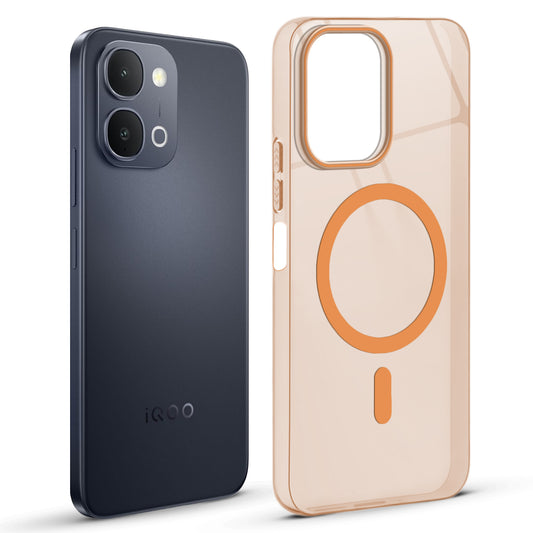 Anti-Yellow Scratch Resistant Case Support Magnetic Accessories Back Cover For iQOO Z11x 5G