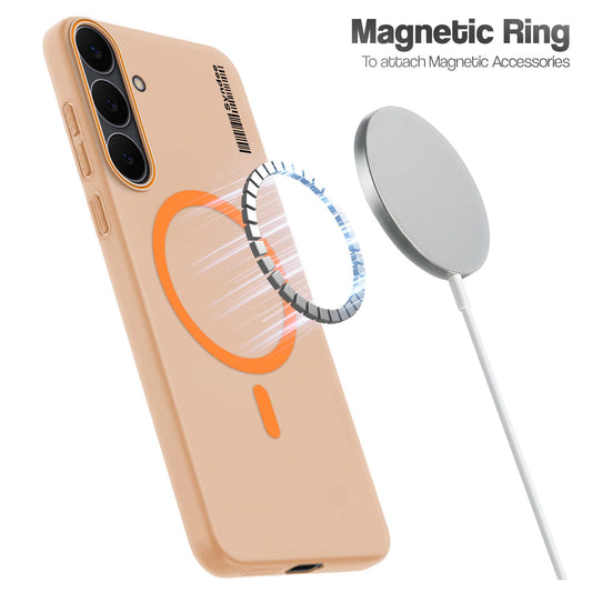 Colourful Frosted Matte Wireless Charging Support Back Cover Case for Samsung S25 FE 5G With Raised Camera Protection