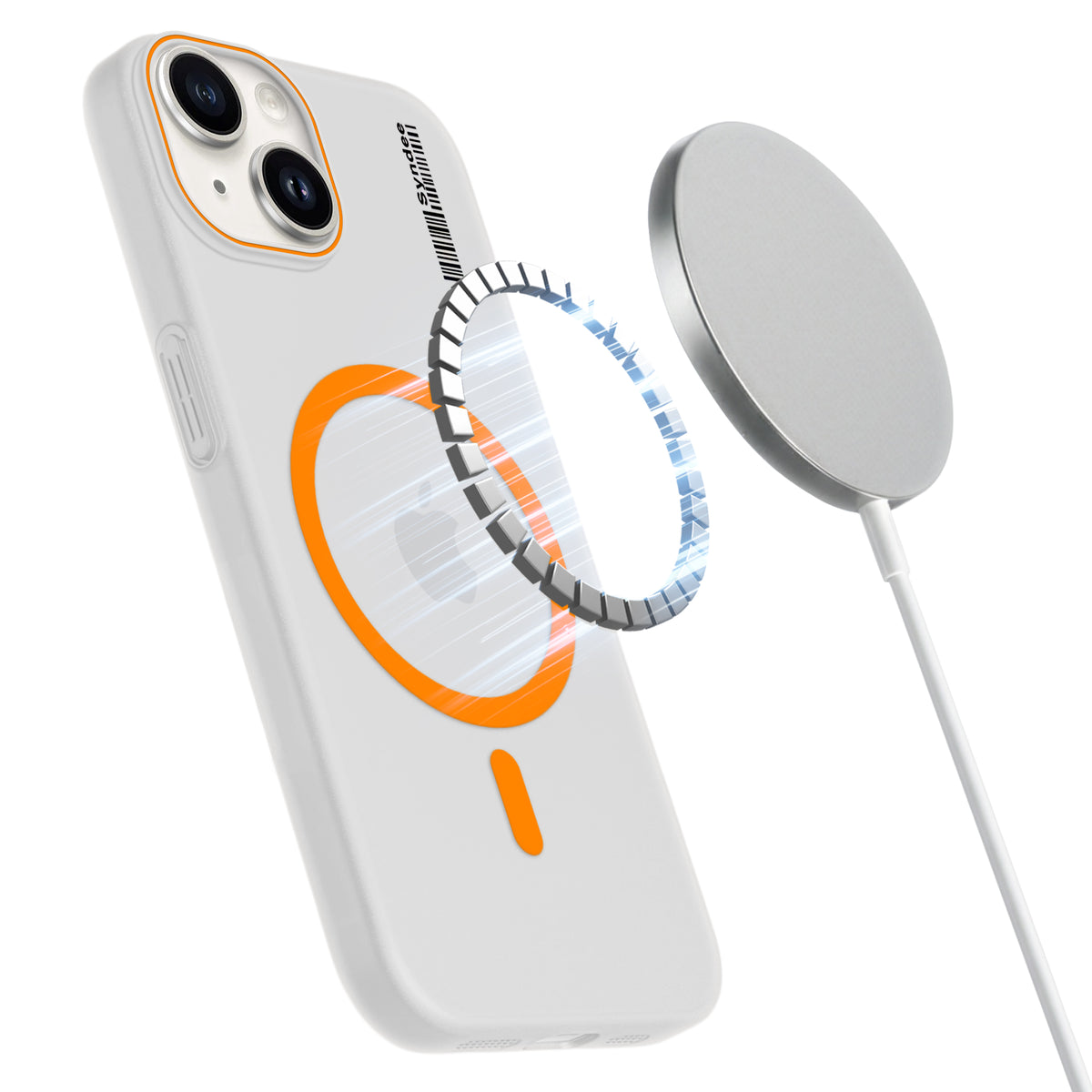 Frosted Sleek Matte Wireless Charging Support Back Cover Case For Apple iPhone 14 Plus With Raised Camera Protection
