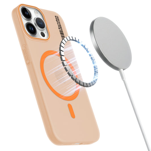 Colourful Frosted Matte Wireless Charging Support Back Cover Case for Apple iPhone 15 Pro With Raised Camera Protection