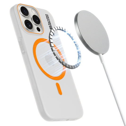 Frosted Sleek Matte Wireless Charging Support Back Cover Case For Apple iPhone 15 Pro With Raised Camera Protection