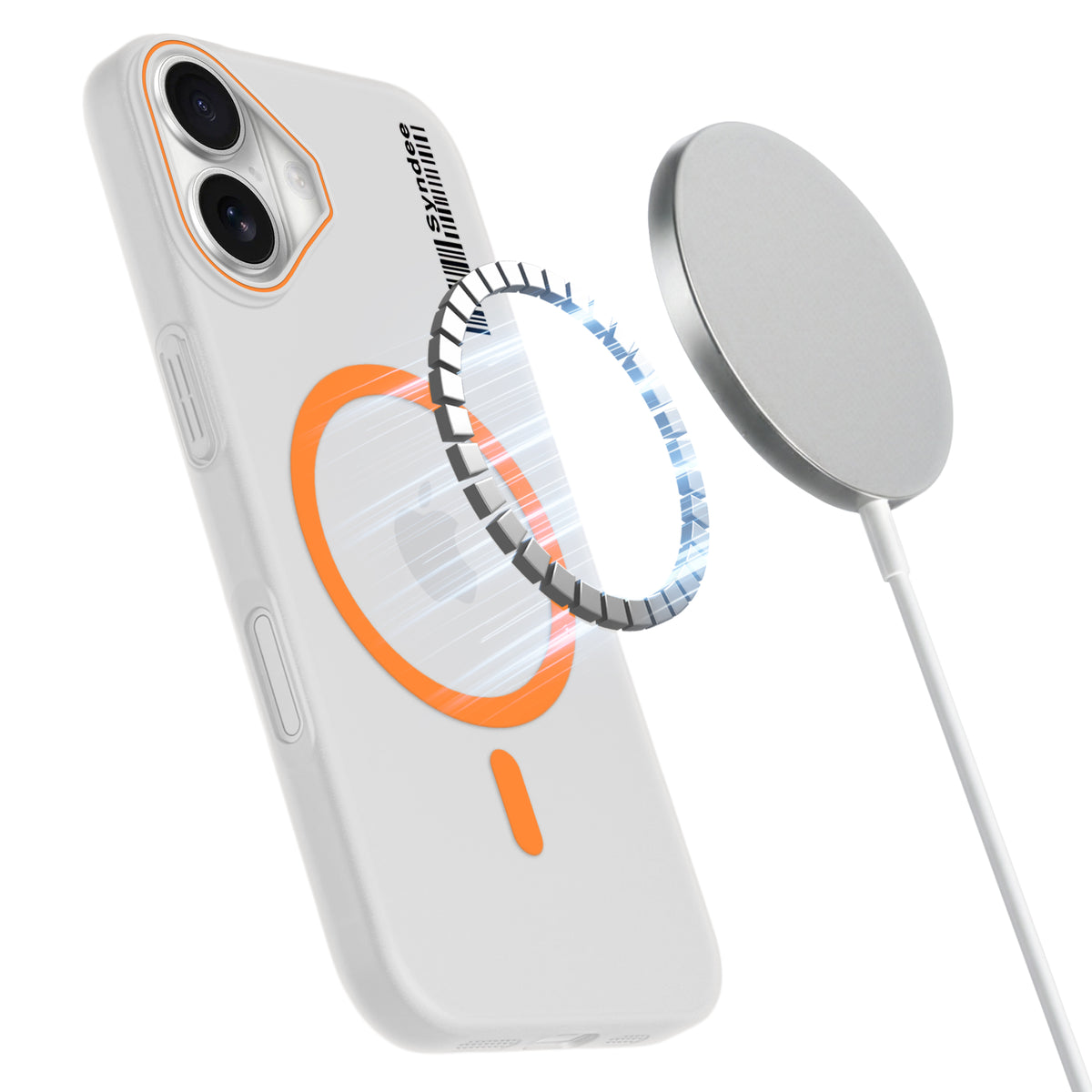 Frosted Sleek Matte Wireless Charging Support Back Cover Case For Apple iPhone 16 Plus With Raised Camera Protection