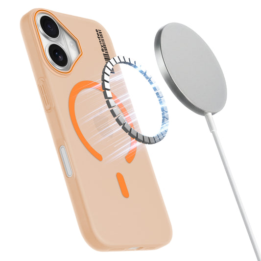 Colourful Frosted Matte Wireless Charging Support Back Cover Case for Apple iPhone 17 With Raised Camera Protection