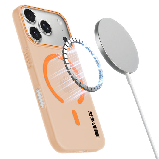 Colourful Frosted Matte Wireless Charging Support Back Cover Case for Apple iPhone 17 Pro Max With Raised Camera Protection