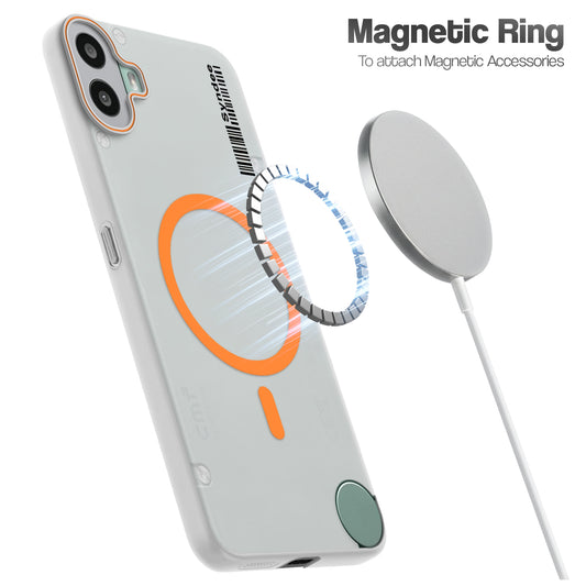 Frosted Sleek Matte With Raised Camera Protection Back Cover Case For CMF By Nothing Phone 1