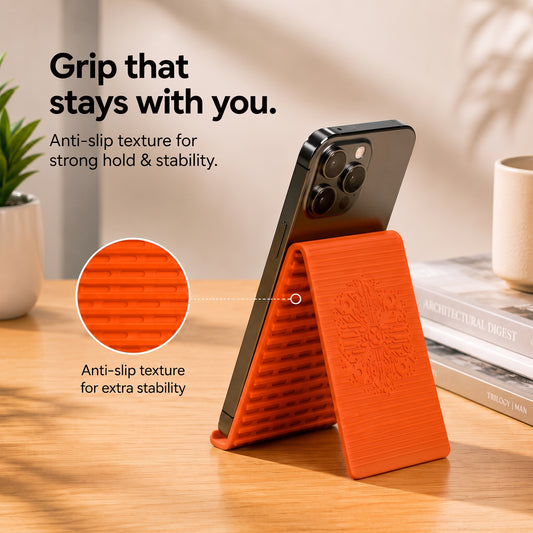 Premium Flexible Silicone Phone Stand & Tablet Stand with Anti-Slip Grip