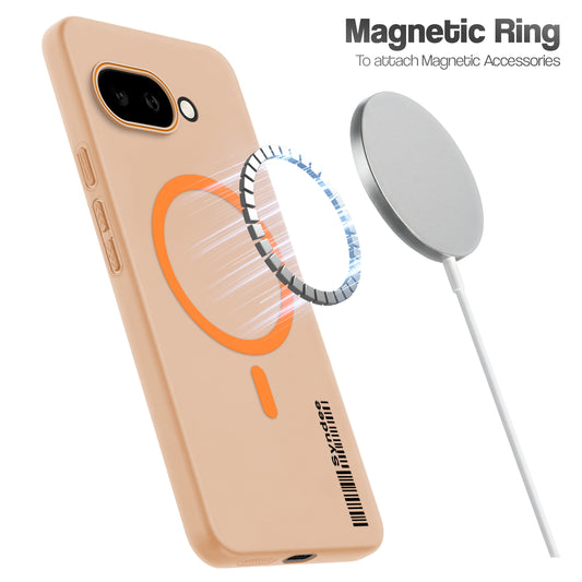 Colourful Frosted Matte Wireless Charging Support Back Cover Case for Google Pixel 9A 5G With Raised Camera Protection