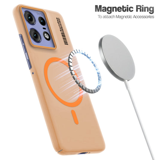 Colorful Frosted Matte Wireless Charging Support For Motorola Moto Edge 50 Pro 5G