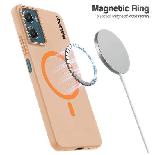 Colourful Frosted Matte With Raised Camera Protection Back Cover Case For Motorola G06 Power 5G