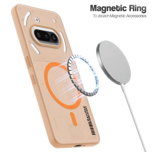 Colourful Frosted Matte With Raised Camera Protection Back Cover Case For Nothing Phone 3A 5G