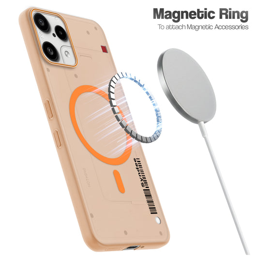 Colourful Frosted Matte With Raised Camera Protection Back Cover Case For Nothing Phone 3A Lite 5G